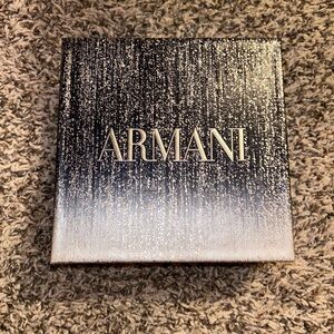 BOX ONLY Giorgio Armani Textured Black and Silver Gift Box